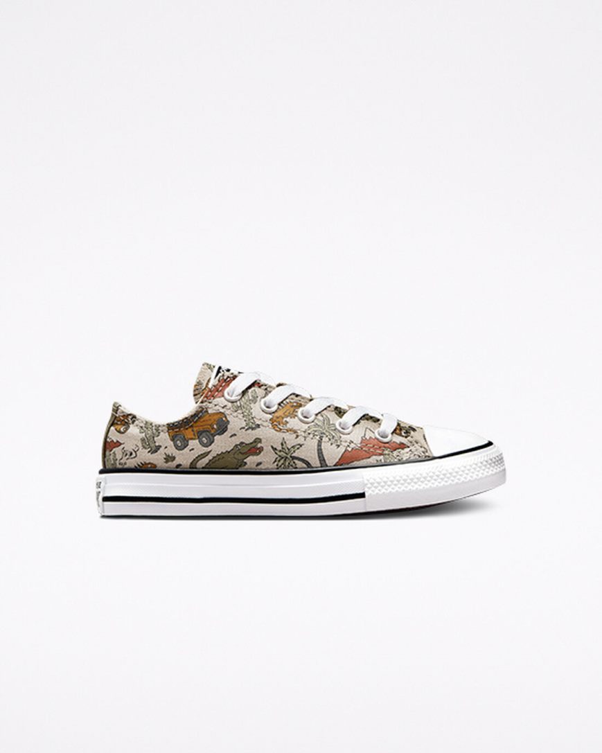 Tenis Converse Chuck Taylor All Star Desert Explorer Cano Baixo Menina Bege | PT G059P03